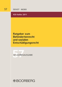 Abbildung von: Ratgeber zum Behindertenrecht und sozialen Entschädigungsrecht - KB-Helfer - 2011 - Boorberg