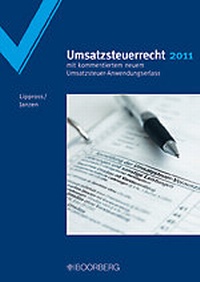 Abbildung von: Umsatzsteuerrecht 2011 - Boorberg