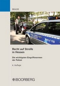 Abbildung von: Recht auf Streife in Hessen - Boorberg