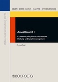 Cover: Anwaltsrecht I - Boorberg