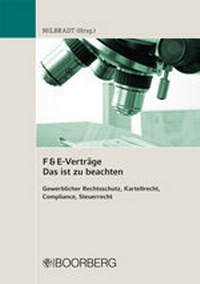 Abbildung von: F & E Verträge. Das ist zu beachten - Boorberg