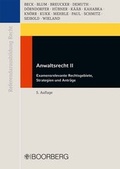 Cover: Anwaltsrecht II - Boorberg