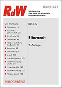 Abbildung von: Elternzeit - Boorberg