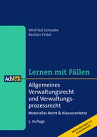 Abbildung von: Allgemeines Verwaltungsrecht - Boorberg