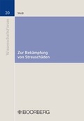 Cover: Zur Bek&auml;mpfung von Streusch&auml;den - Boorberg
