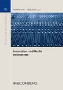 Cover: Innovation und Recht im Internet - Boorberg