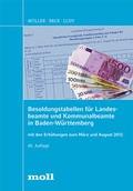 Cover: Besoldungstabellen f&uuml;r Landesbeamte und Kommunalbeamte in Baden-W&uuml;rttemberg mit den Erh&ouml;hungen zum M&auml;rz und August 2012 - Boorberg