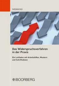 Abbildung von: Das Widerspruchsverfahren in der Praxis - Boorberg