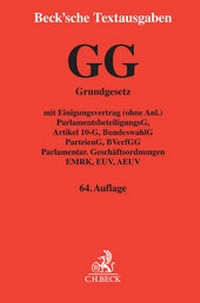 Abbildung von: Grundgesetz für die Bundesrepublik Deutschland - C.H.BECK