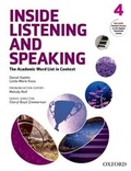Cover: Inside Listening and Speaking: Level Four: Student Book - Oxford University Press