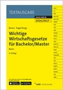 Bild: Wichtige Wirtschaftsgesetze für Bachelor/Master, Band 1 - NWB