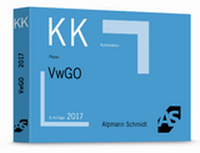 Abbildung von: Karteikarten VwGO - Alpmann Schmidt