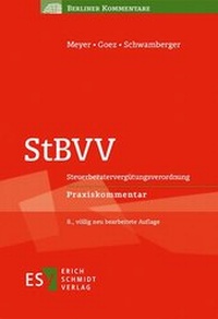 Abbildung von: StBVV - Erich Schmidt Verlag
