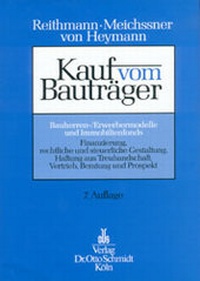 Enlarge image Cover: Kauf vom Bauträger - Otto Schmidt Verlag