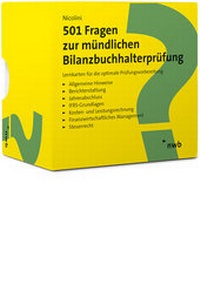 Abbildung von: 501 Fragen zur mündlichen Bilanzbuchhalterprüfung - NWB