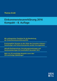 Abbildung von: Einkommensteuererklärung 2016 Kompakt - HDS