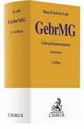 Cover: Gebrauchsmustergesetz: GebrMG - C.H.BECK