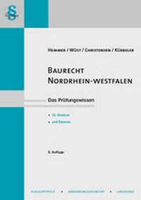 Abbildung von: Baurecht Nordrhein-Westfalen - Hemmer-Wüst