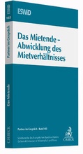 Cover: Das Mietende - Abwicklung des Mietverh&auml;ltnisses - C.H.BECK