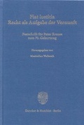 Cover: Fiat iustitia. - Duncker & Humblot