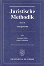 Cover: Juristische Methodik - Duncker & Humblot