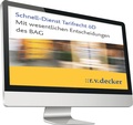 Cover: Schnell-Dienst Tarifrecht &ouml;D - R. v. Decker
