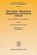 Cover: &Ouml;sterreichs Allgemeines B&uuml;rgerliches Gesetzbuch (ABGB) - Duncker & Humblot