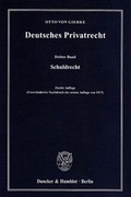 Bild: Deutsches Privatrecht - Duncker & Humblot