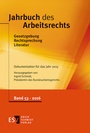 Bild: Jahrbuch des Arbeitsrechts 53 - Erich Schmidt Verlag
