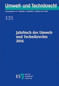 Abbildung von: Jahrbuch des Umwelt- und Technikrechts 2016 - Erich Schmidt Verlag