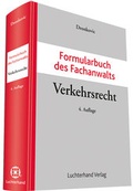Cover: Formularbuch des Fachanwalts Verkehrsrecht - Luchterhand
