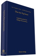 Cover: Ged&auml;chtnisschrift f&uuml;r R&uuml;diger Kratzenberg - Werner