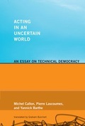 Cover: Acting in an Uncertain World - MIT Press