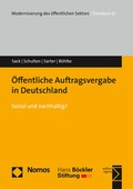 Cover: &Ouml;ffentliche Auftragsvergabe in Deutschland - Nomos