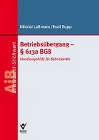 Abbildung von: Betriebsübergang - § 613a BGB - Bund-Verlag