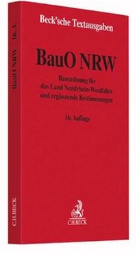 Abbildung von: Bauordnung für das Land Nordrhein-Westfalen - C.H.BECK