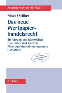 Abbildung von: Das neue Wertpapierhandelsrecht - C.H.BECK