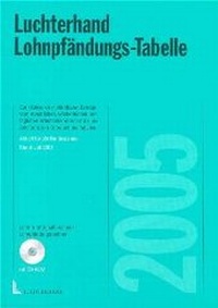 Abbildung von: Lohnpfändung 2005 - Luchterhand