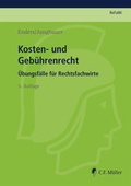 Cover: Kosten- und Geb&uuml;hrenrecht - C.F. M&uuml;ller