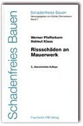 Cover: Risssch&auml;den an Mauerwerk - Fraunhofer IRB Verlag