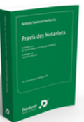 Cover: Praxis des Notariats - Deubner