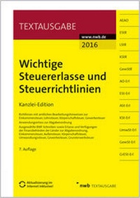 Abbildung von: Wichtige Steuererlasse und Steuerrichtlinien - NWB