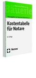 Bild: Kostentabelle für Notare - Nomos