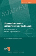 Cover: Steuerberatergeb&uuml;hrenverordnung - Erich Schmidt Verlag