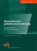 Cover: Steuerberatergeb&uuml;hrenverordnung - Erich Schmidt Verlag