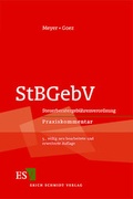 Cover: StBGebV - Erich Schmidt Verlag