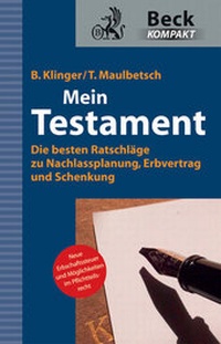 Abbildung von: Mein Testament - C.H.BECK
