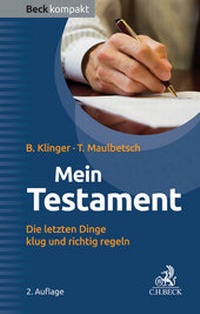 Abbildung von: Mein Testament - C.H.BECK
