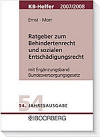 Abbildung von: Ratgeber zum Behinderten- und sozialen Entschädigungsrecht - KB-Helfer 2007/2008 - Boorberg