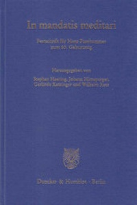 Abbildung von: In mandatis meditari. - Duncker & Humblot